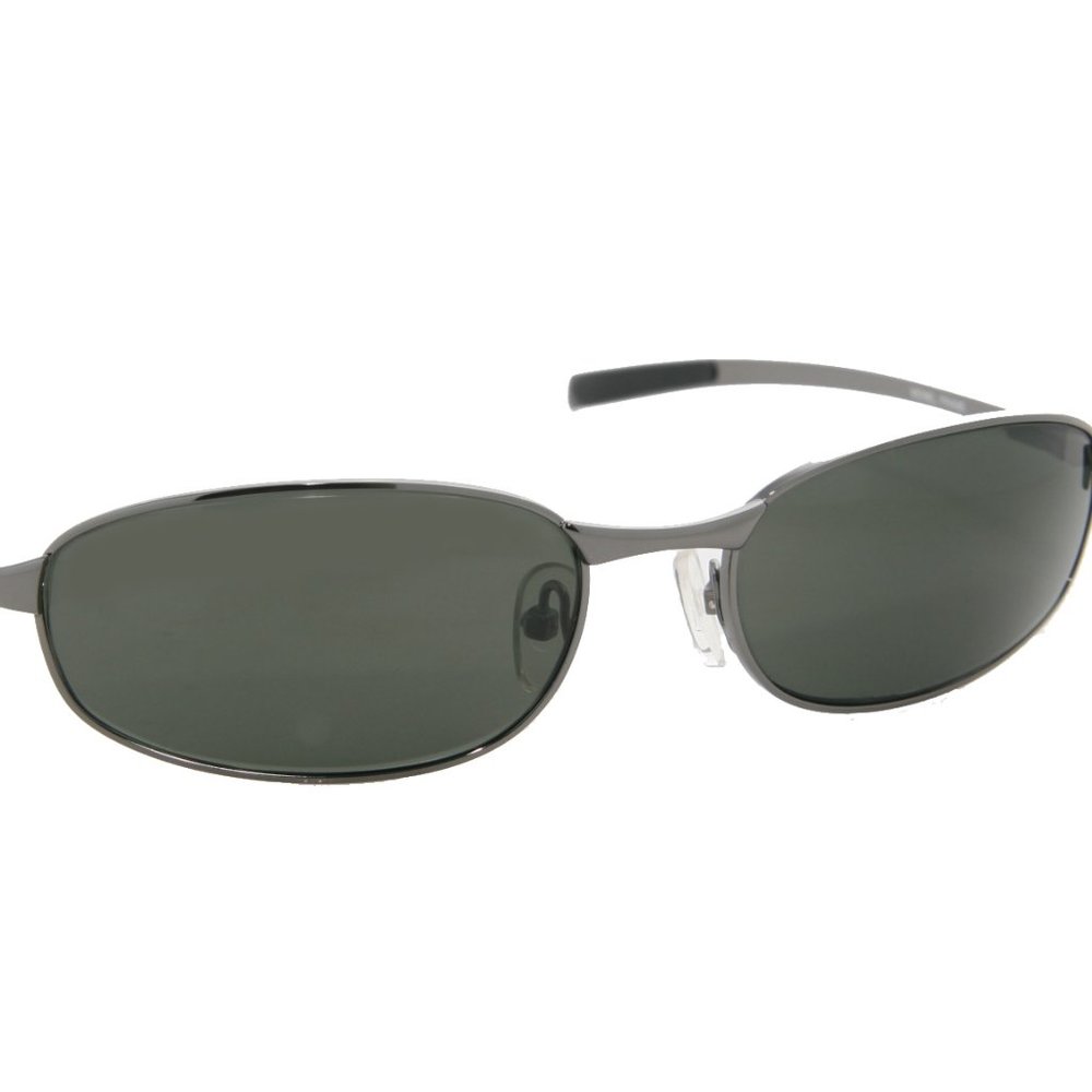 NWT Tonga Oblong Optical polarized glass smoke lens sunglasses RXable frame